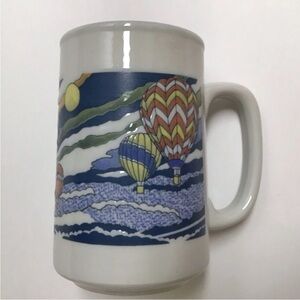 OTAGIRI Japan Coffee Mug Hot Air Ballon Festival 16 oz Embossed Albuquerque NM